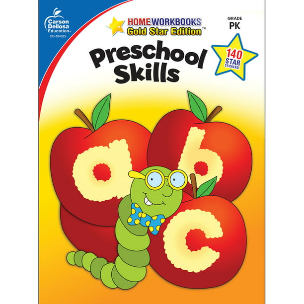 K: Gold Star Edition Home Workbooks Grades PK Letters: Uppercase and Lowercase 